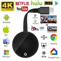4K - TV Stick - HDMI - Media - Video Streamer - HD - Wireless - 5G - WiFi - Dongle Receiver - cromecast 3